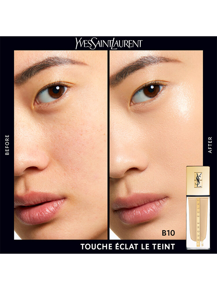 BASE LIQUIDA LUMINOSA YSL TOUCHE ECLAT LE TEINT COM COBERTURA MEDIA E 24H DE HIDRATACAO