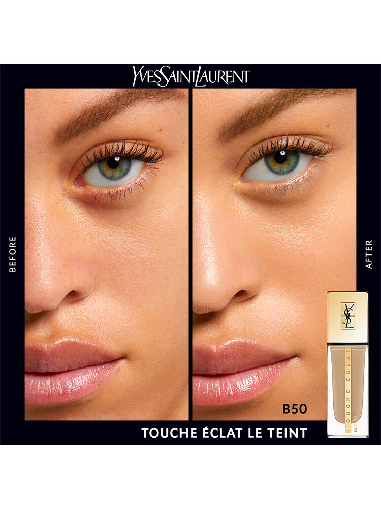 BASE LIQUIDA LUMINOSA YSL TOUCHE ECLAT LE TEINT COM COBERTURA MEDIA E 24H DE HIDRATACAO