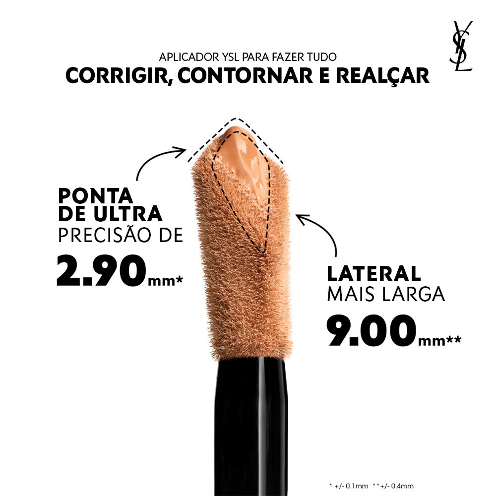 CORRETIVO FACIAL DE LONGA DURACAO YSL ALL HOURS CONCEALER COM ACABAMENTO NATURAL