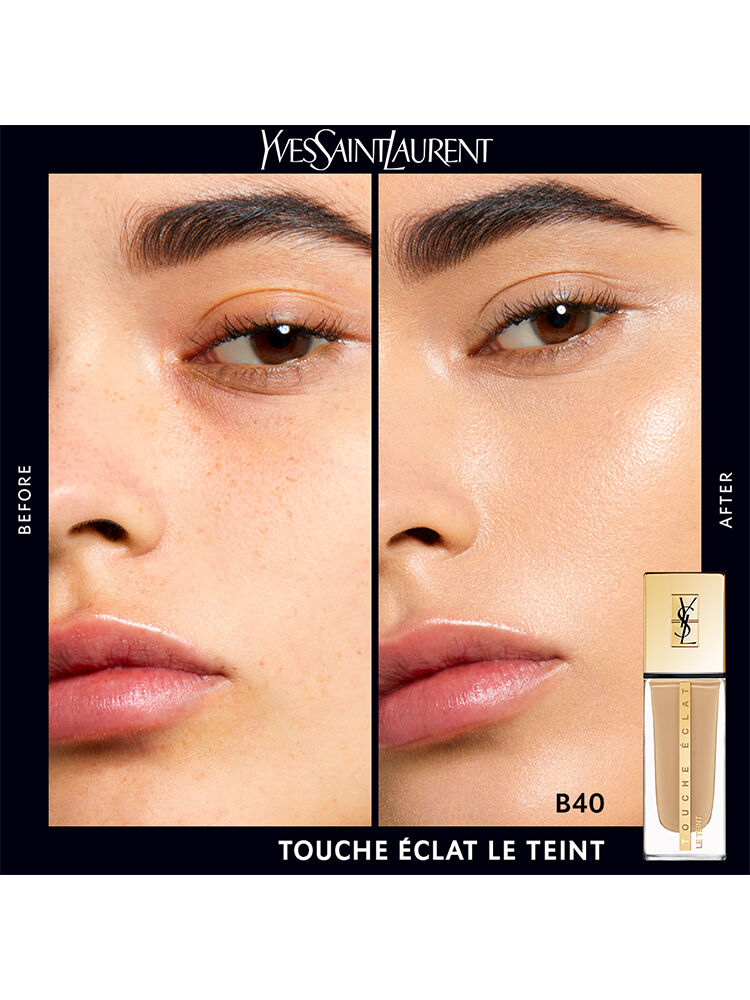 BASE LIQUIDA LUMINOSA YSL TOUCHE ECLAT LE TEINT COM COBERTURA MEDIA E 24H DE HIDRATACAO