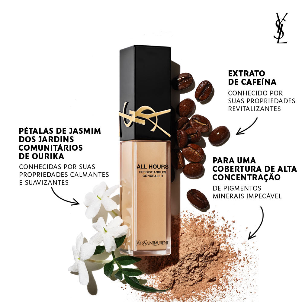 CORRETIVO FACIAL DE LONGA DURACAO YSL ALL HOURS CONCEALER COM ACABAMENTO NATURAL