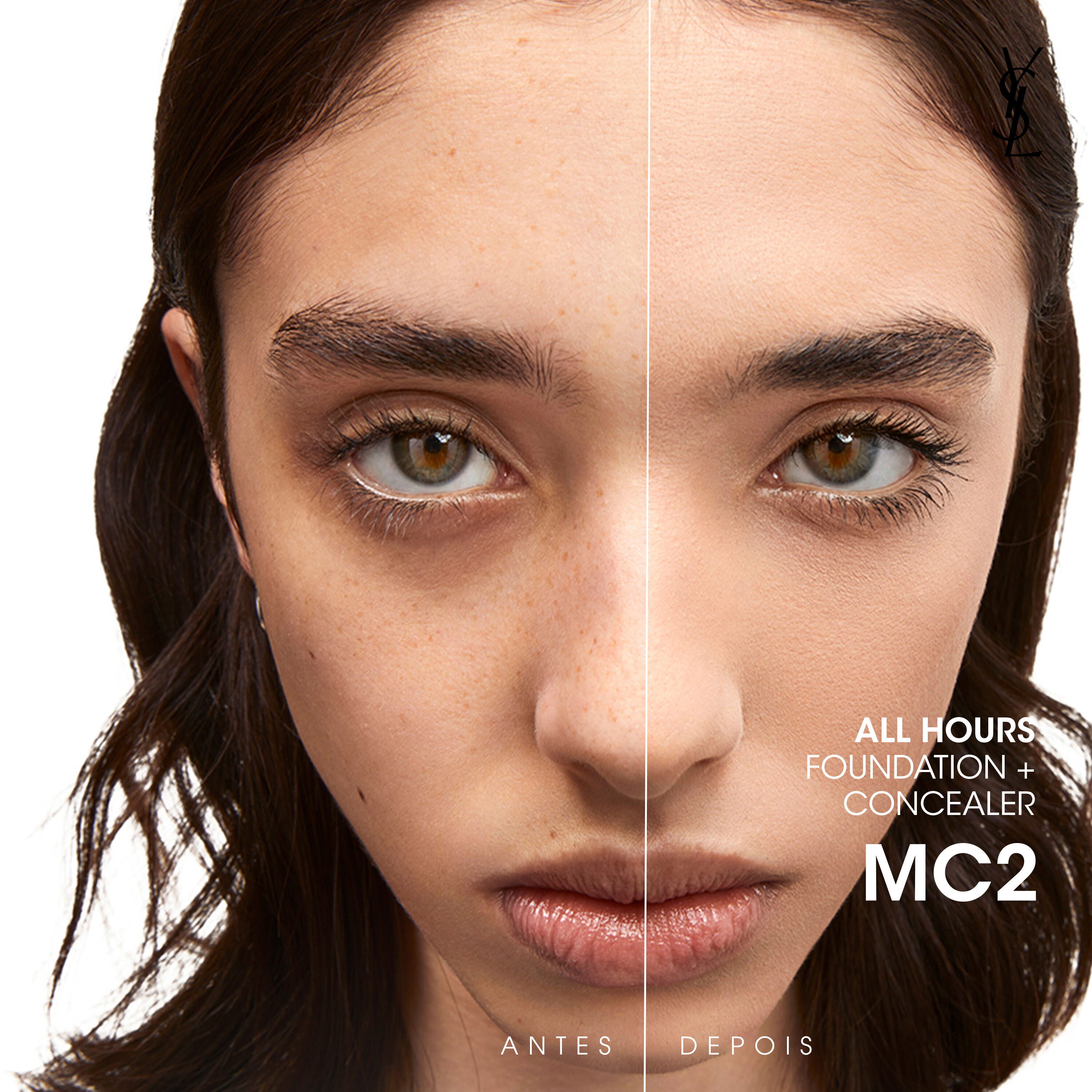 CORRETIVO FACIAL DE LONGA DURACAO YSL ALL HOURS CONCEALER COM ACABAMENTO NATURAL