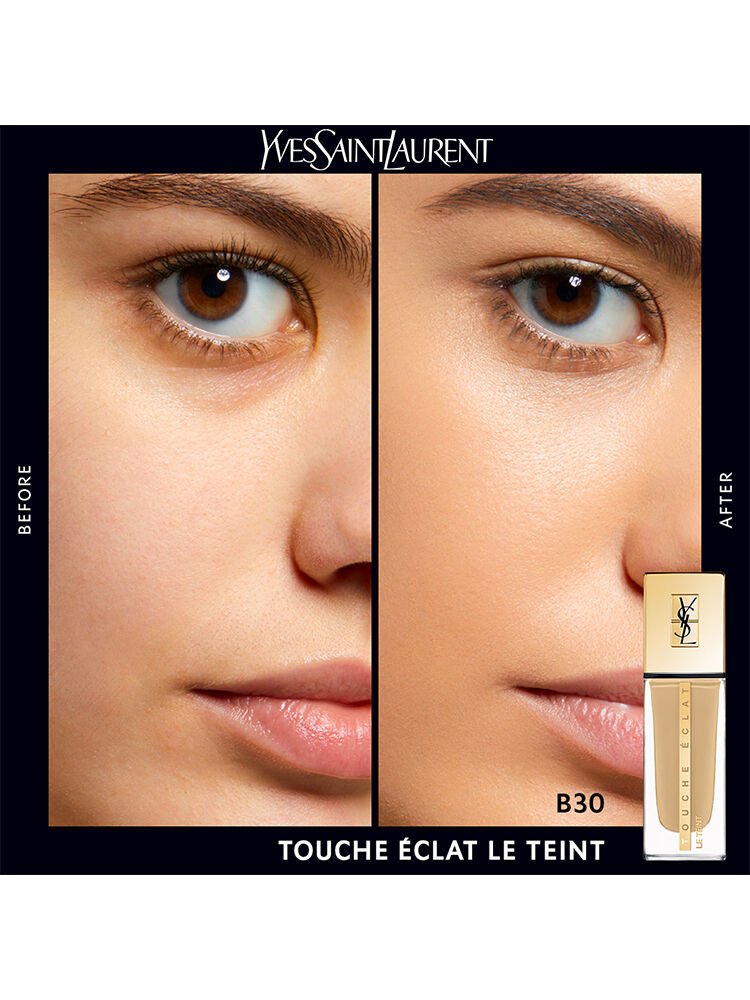 BASE LIQUIDA LUMINOSA YSL TOUCHE ECLAT LE TEINT COM COBERTURA MEDIA E 24H DE HIDRATACAO