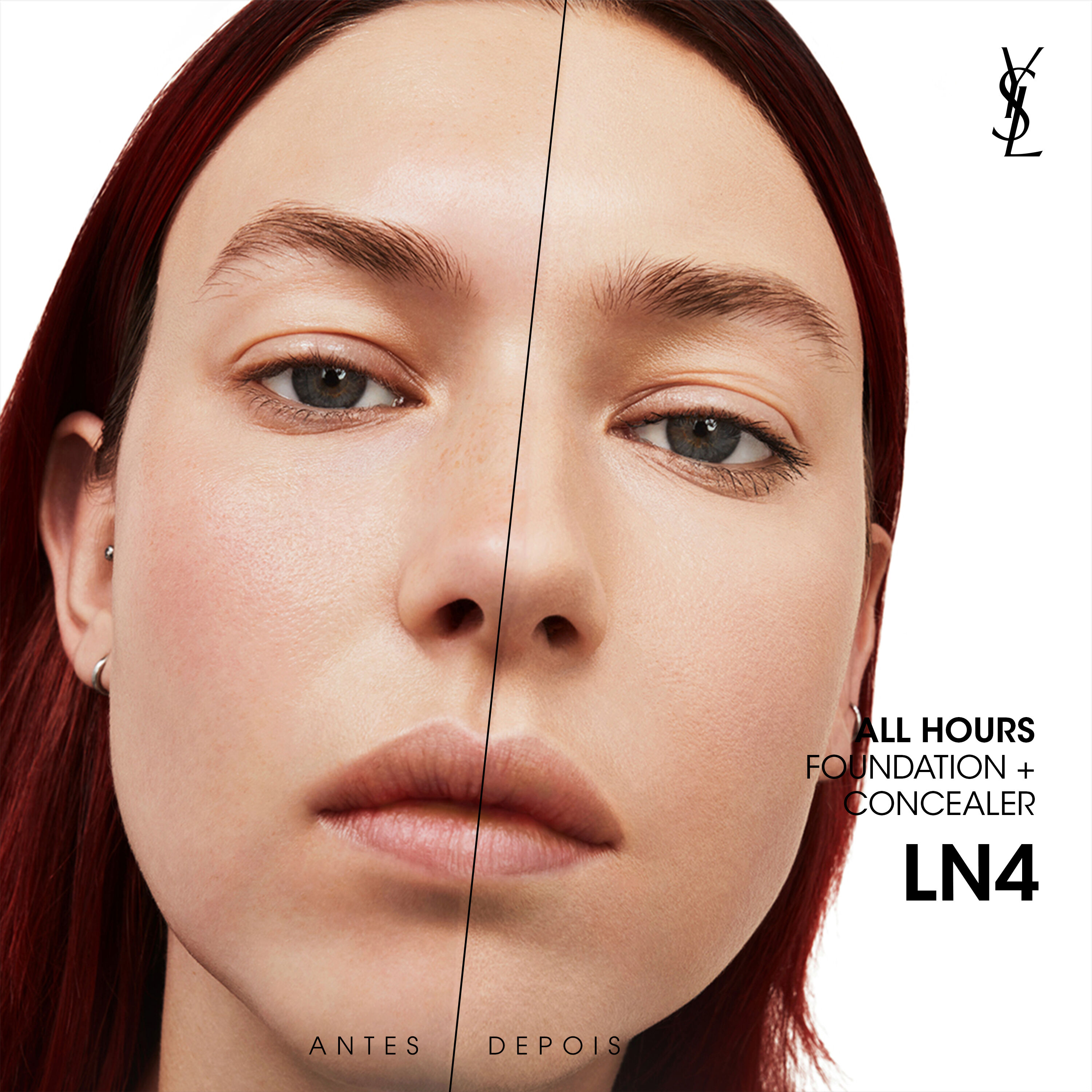 CORRETIVO FACIAL DE LONGA DURACAO YSL ALL HOURS CONCEALER COM ACABAMENTO NATURAL