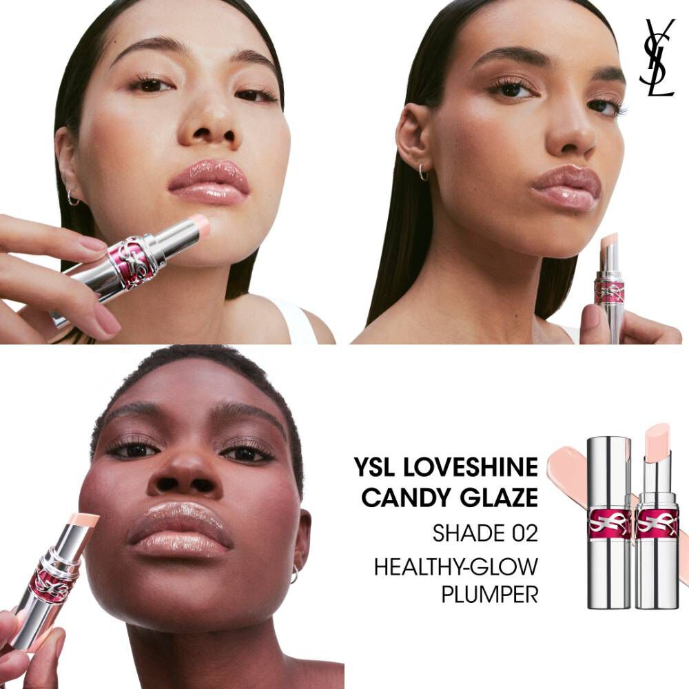 GLOSS LABIAL YSL LOVESHINE CANDY GLAZE GLOSS STICK COM COR INTENSA E EFEITO BRILHANTE
