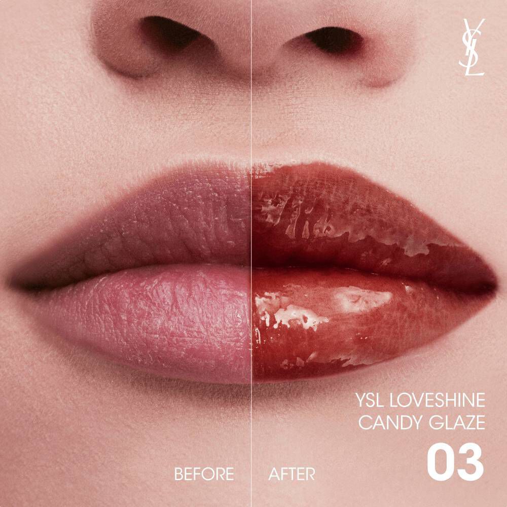 GLOSS LABIAL YSL LOVESHINE CANDY GLAZE GLOSS STICK COM COR INTENSA E EFEITO BRILHANTE
