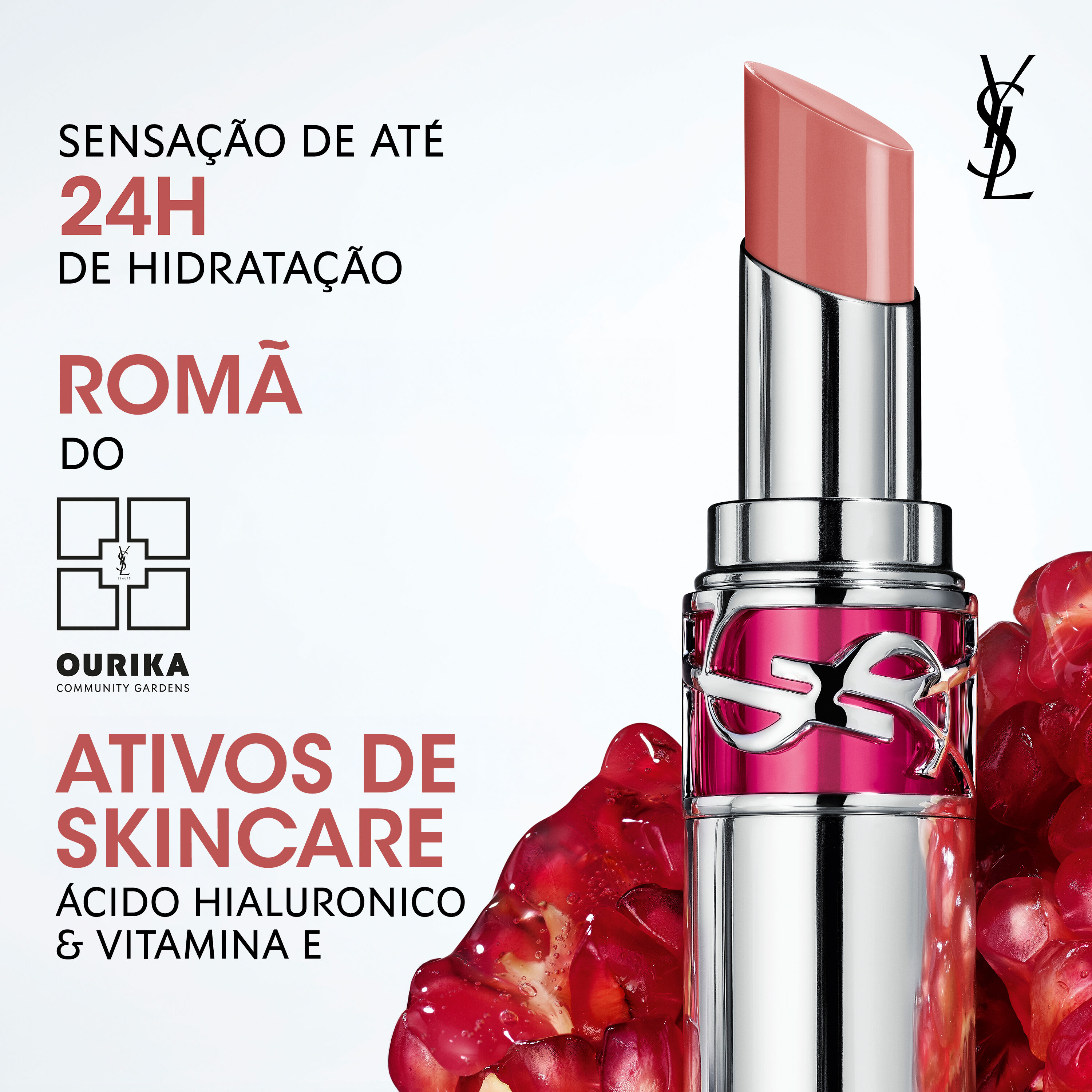 GLOSS LABIAL YSL LOVESHINE CANDY GLAZE GLOSS STICK COM COR INTENSA E EFEITO BRILHANTE