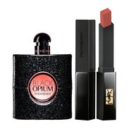 ROUGE PUR COUTURE THE SLIM VELVET RADICAL (N_302) + BLACK OPIUM EAU DE PARFUM