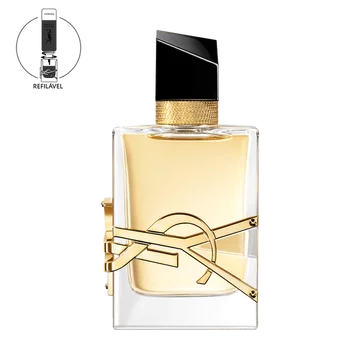 LIBRE EAU DE PARFUM YSL PERFUME FEMININO RECARREGAVEL COM ACORDE LAVANDA FLORAL