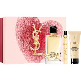 KIT COFFRET FEMININO LIBRE EAU DE PARFUM 90ML + LIBRE EDP 10ML + BODY LOTION 50ML YSL