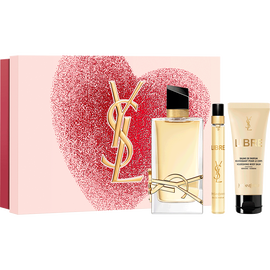 KIT COFFRET FEMININO LIBRE EAU DE PARFUM 90ML + LIBRE EDP 10ML + BODY LOTION 50ML YSL