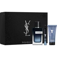 KIT COFFRET YSL MASCULINO Y EDP 100ML + Y EDP 10ML + GEL DE BANHO Y