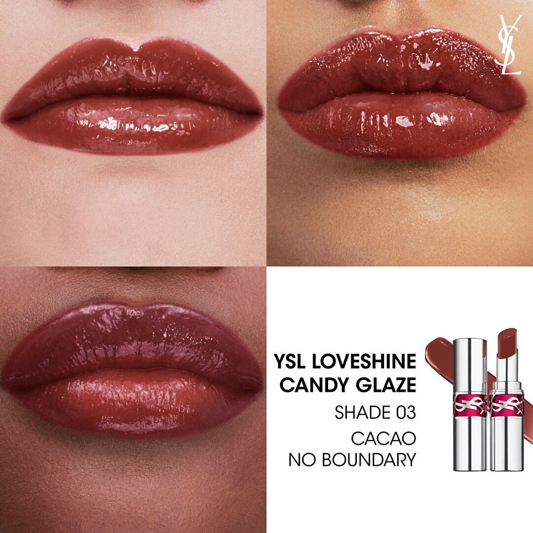 GLOSS LABIAL YSL LOVESHINE CANDY GLAZE GLOSS STICK COM COR INTENSA E EFEITO BRILHANTE