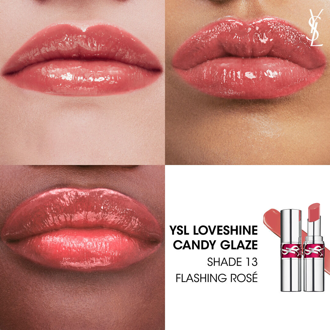 GLOSS LABIAL YSL LOVESHINE CANDY GLAZE GLOSS STICK COM COR INTENSA E EFEITO BRILHANTE