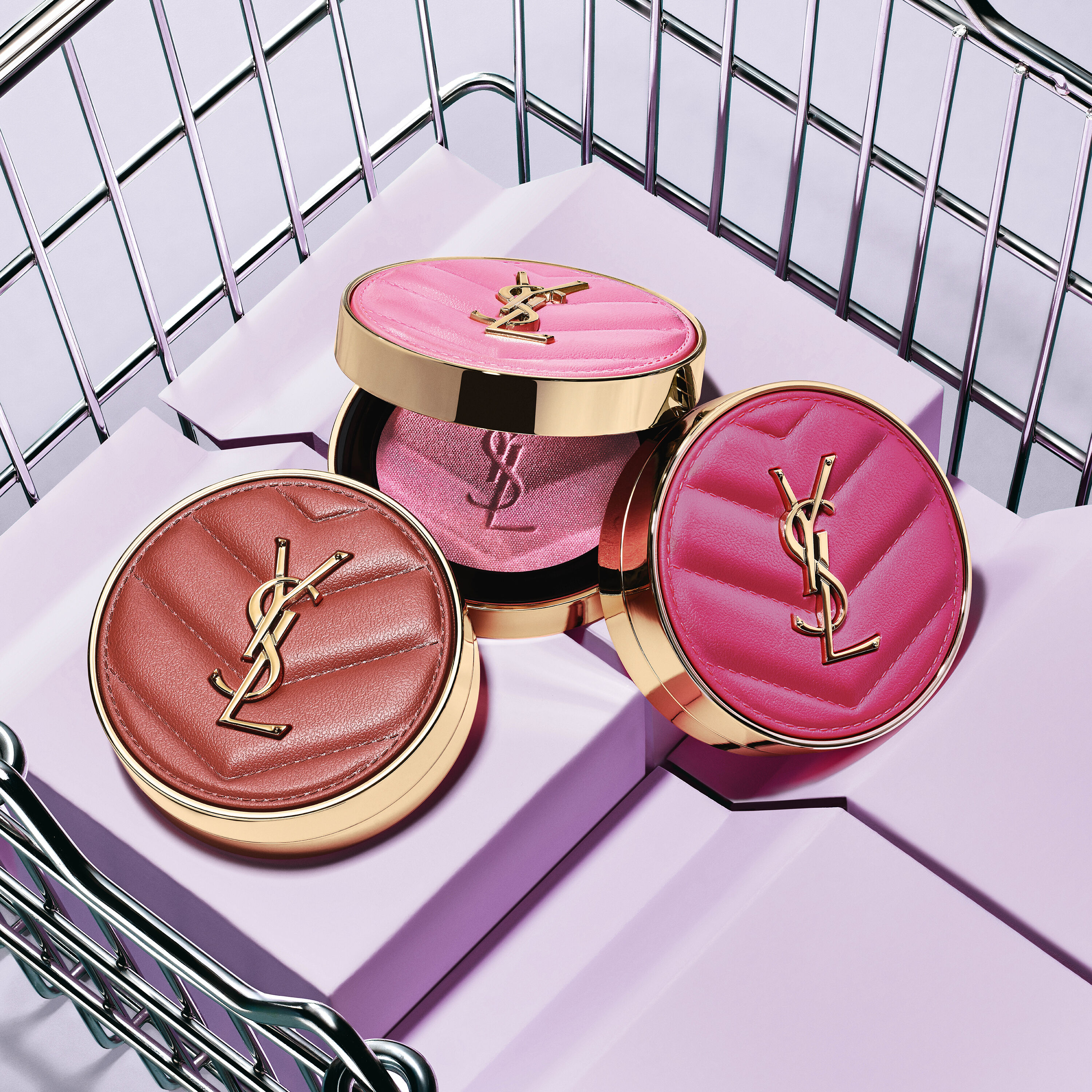 BLUSH EM PO COMPACTO YSL MAKE ME BLUSH POWDER COM EFEITO MATTE E ACABAMENTO IMPECAVEL