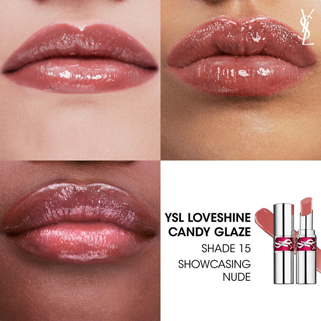 GLOSS LABIAL YSL LOVESHINE CANDY GLAZE GLOSS STICK COM COR INTENSA E EFEITO BRILHANTE