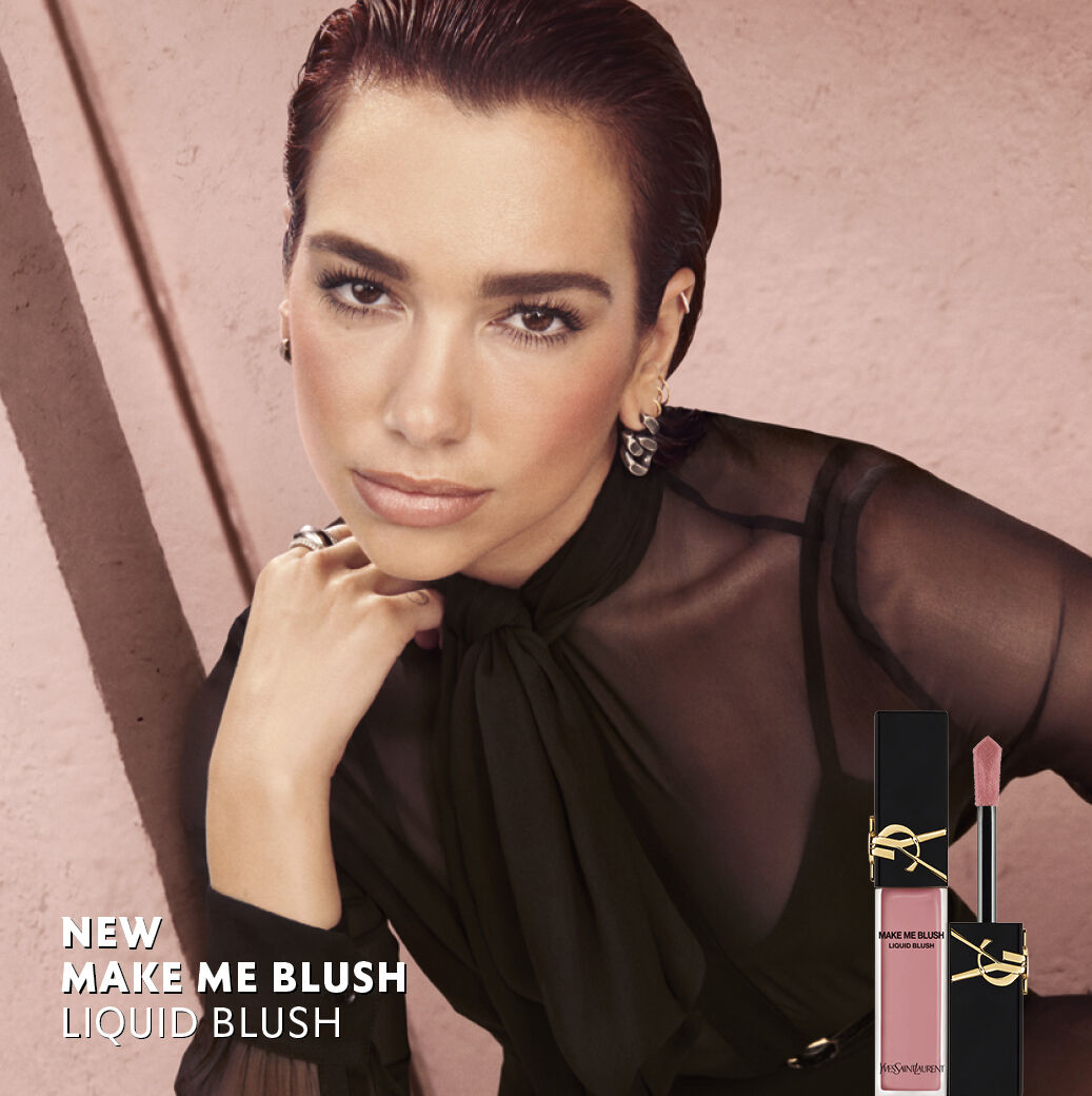 BLUSH LIQUIDO YSL MAKE ME BLUSH CREMOSO COM EFEITO MATTE E CORES VIBRANTES