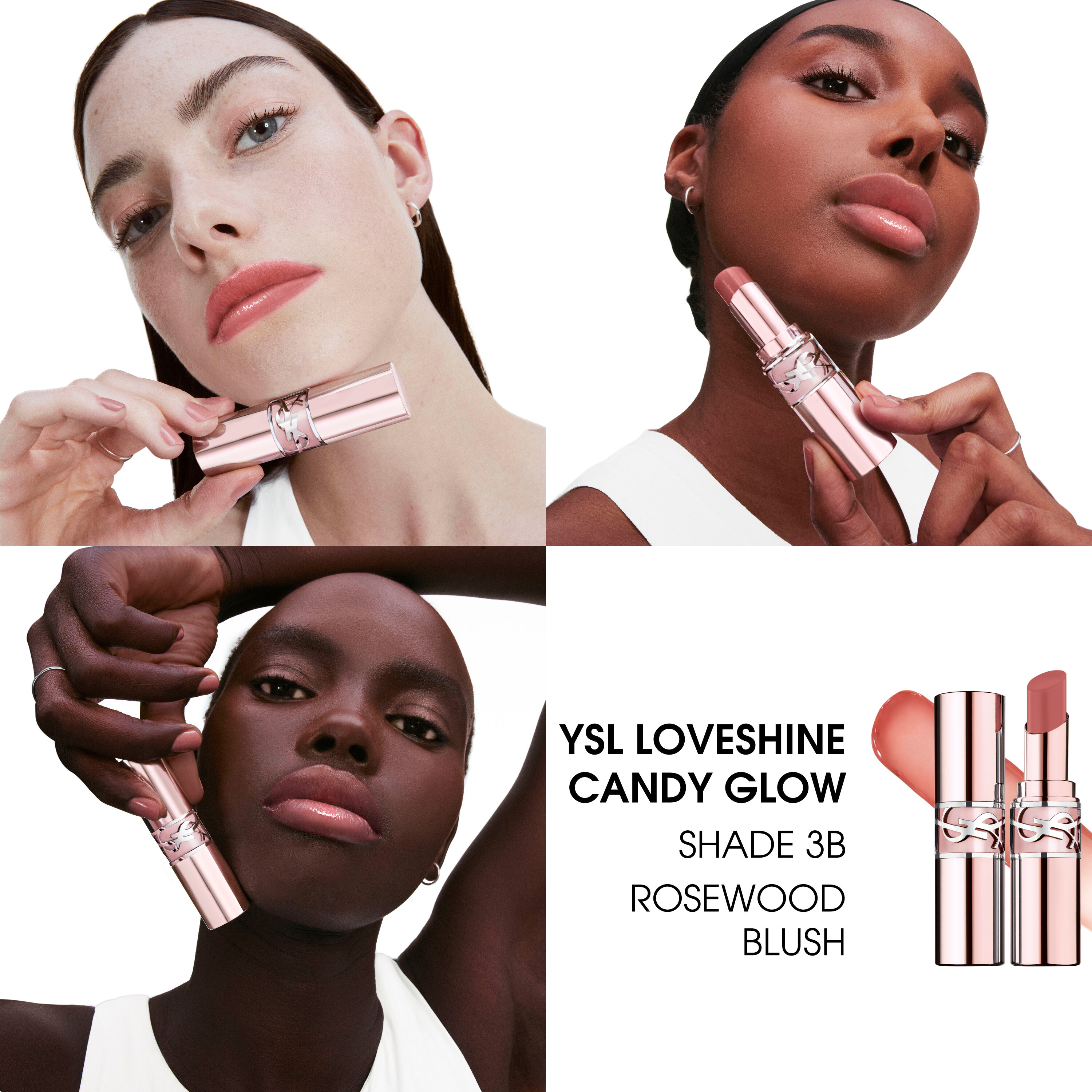 BALM LABIAL YSL LOVESHINE CANDY GLOW LIP BALM COM HIDRATACAO INTENSIVA POR ATE 24H